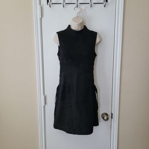 Miss Me Faux Suede Shift Dress